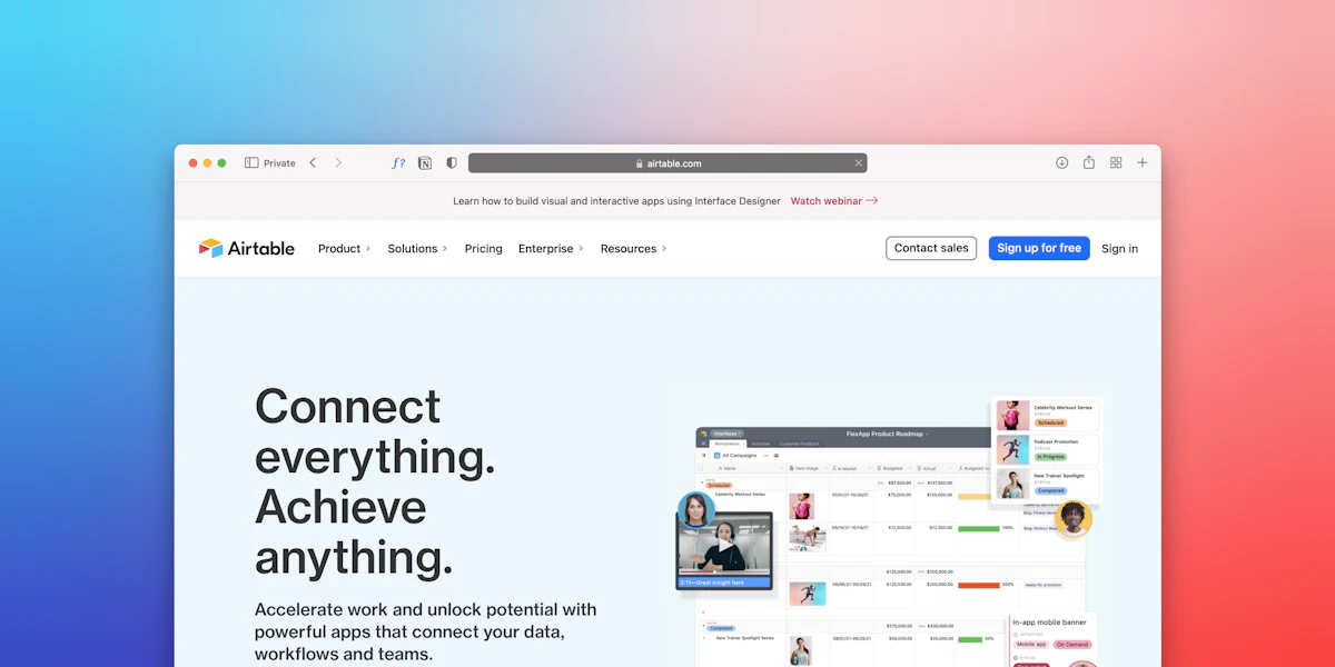 A browser with many open tabs